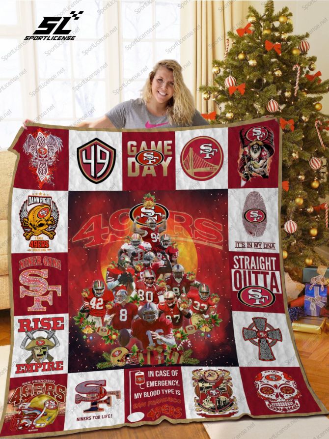 Bl 49er Xmas Quilt Blanket