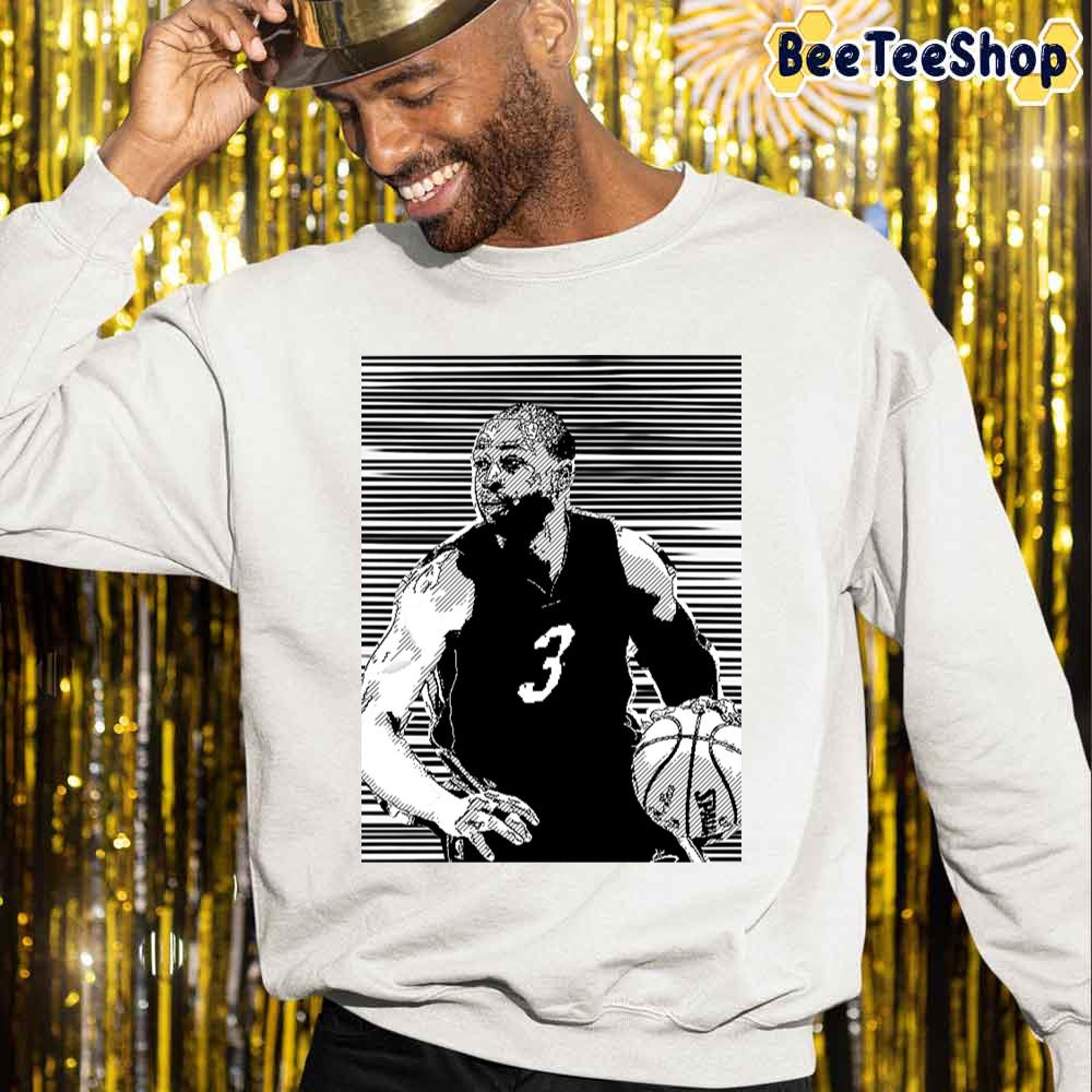 Black And White Style Dwyane Wade Basketball Sport Unisex Sweatshirt