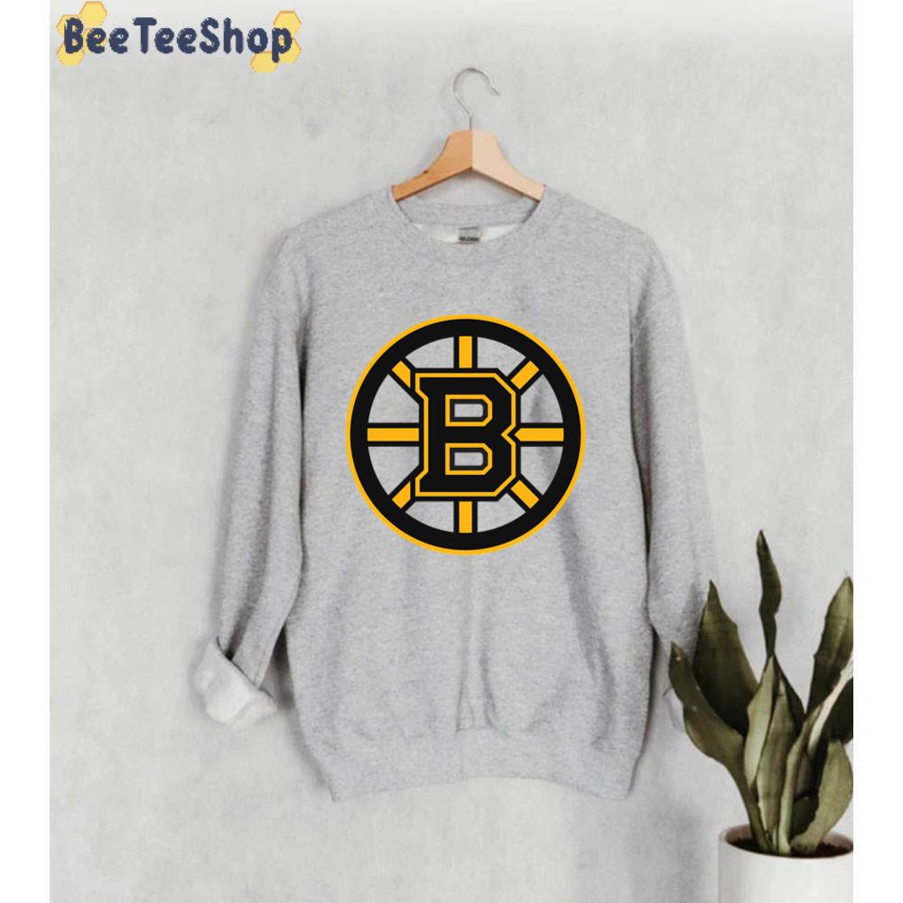 Black And Yellow Logo Boston Bruins Hockey Unisex Sweatshirt