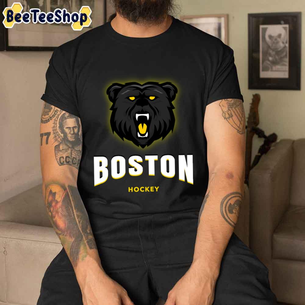 Black Bear Digital Boston Bruins Hockey Unisex T-Shirt