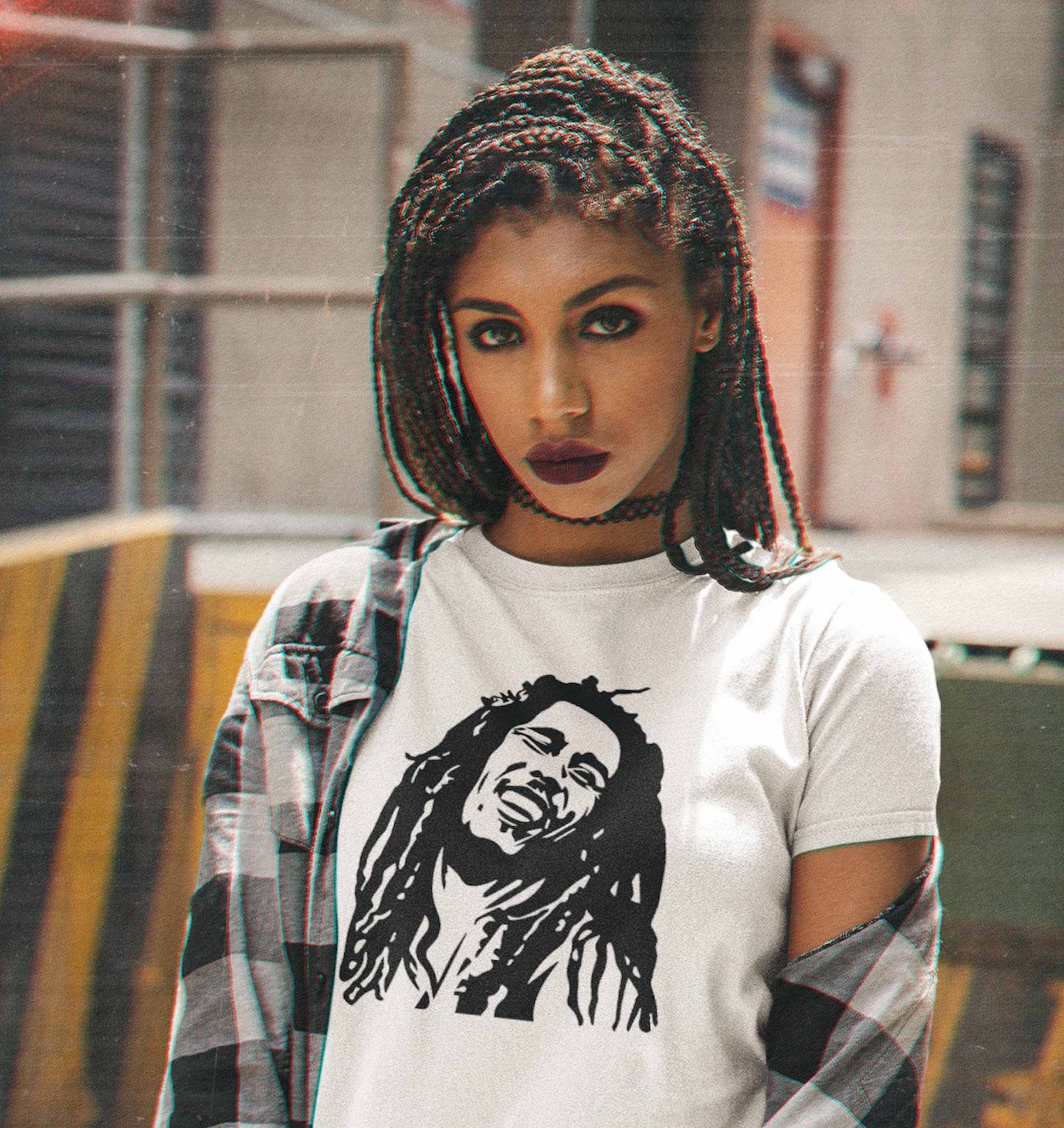 Black Style Bob Marley Unisex T-Shirt