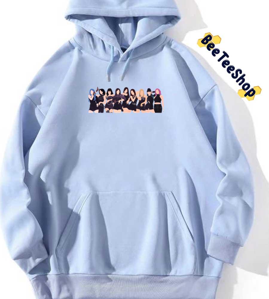 Black Style Fancy Twice Kpop Unisex Hoodie