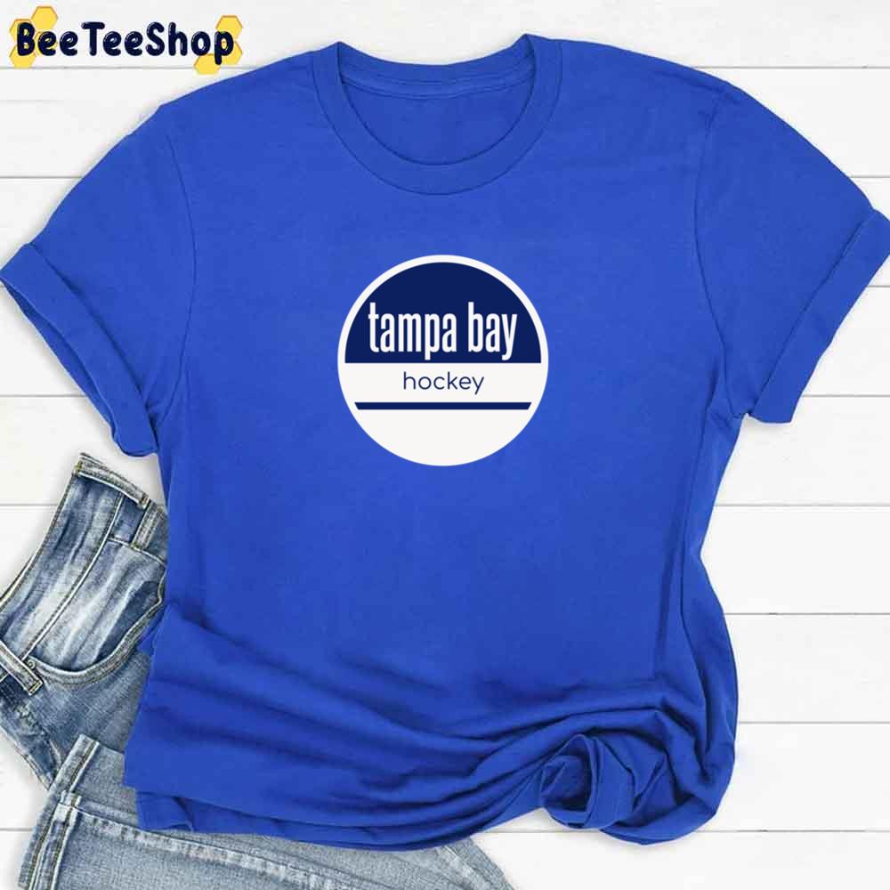 Blue And White Logo Style Tampa Bay Lightning  Hockey Unisex T-Shirt