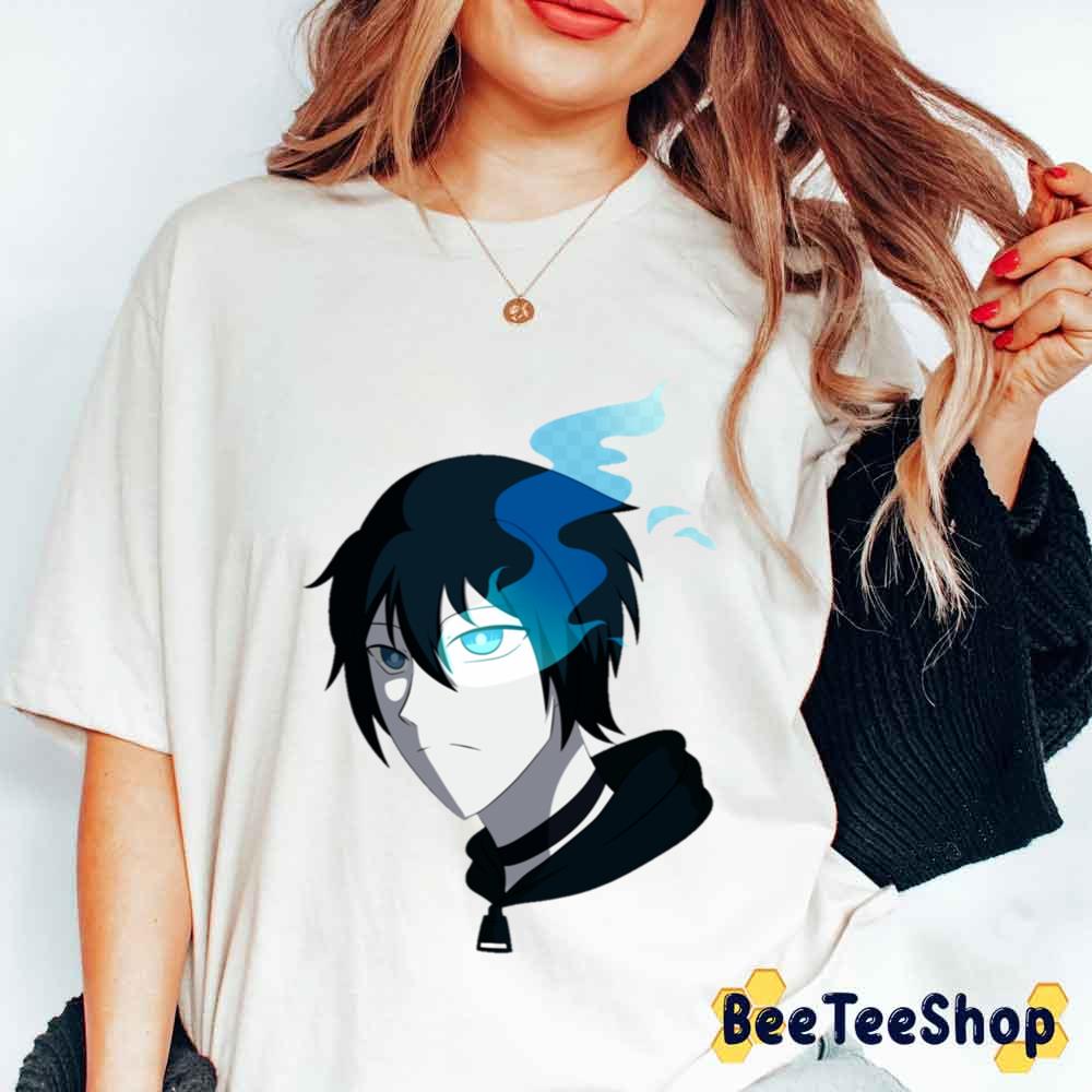 Blue Eyes Saya Irino Black Rock Shooter Dawn Fall Anime Unisex T-Shirt