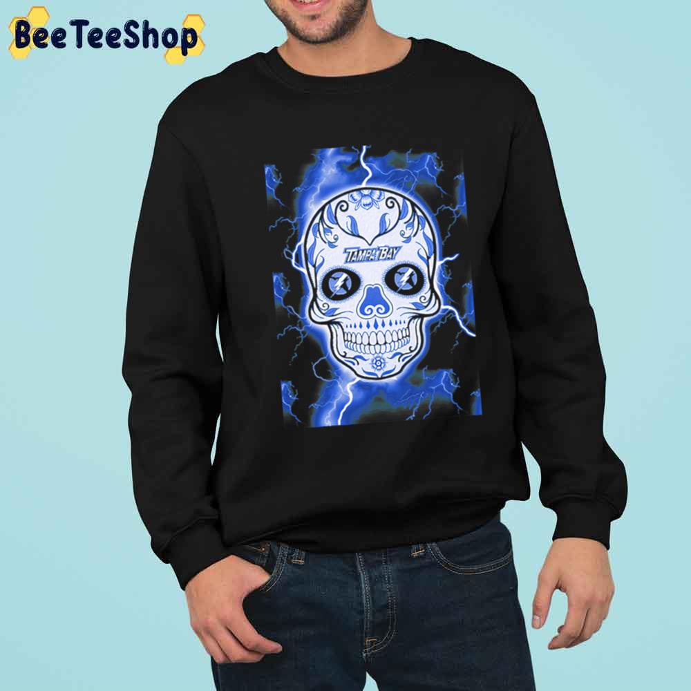 Blue Skull Tampa Bay Lightning  Hockey Unisex Sweatshirt