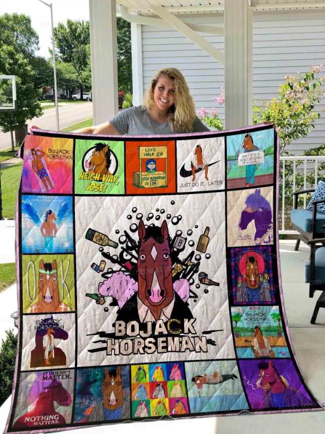 Bojack Horseman Quilt Blanket