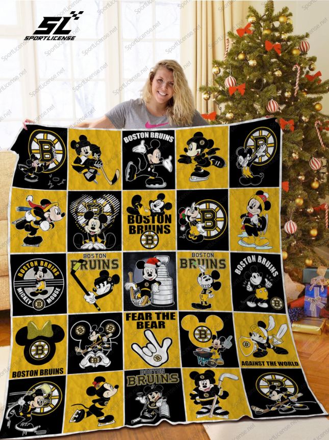 Bruins Disney Quilt Blanket