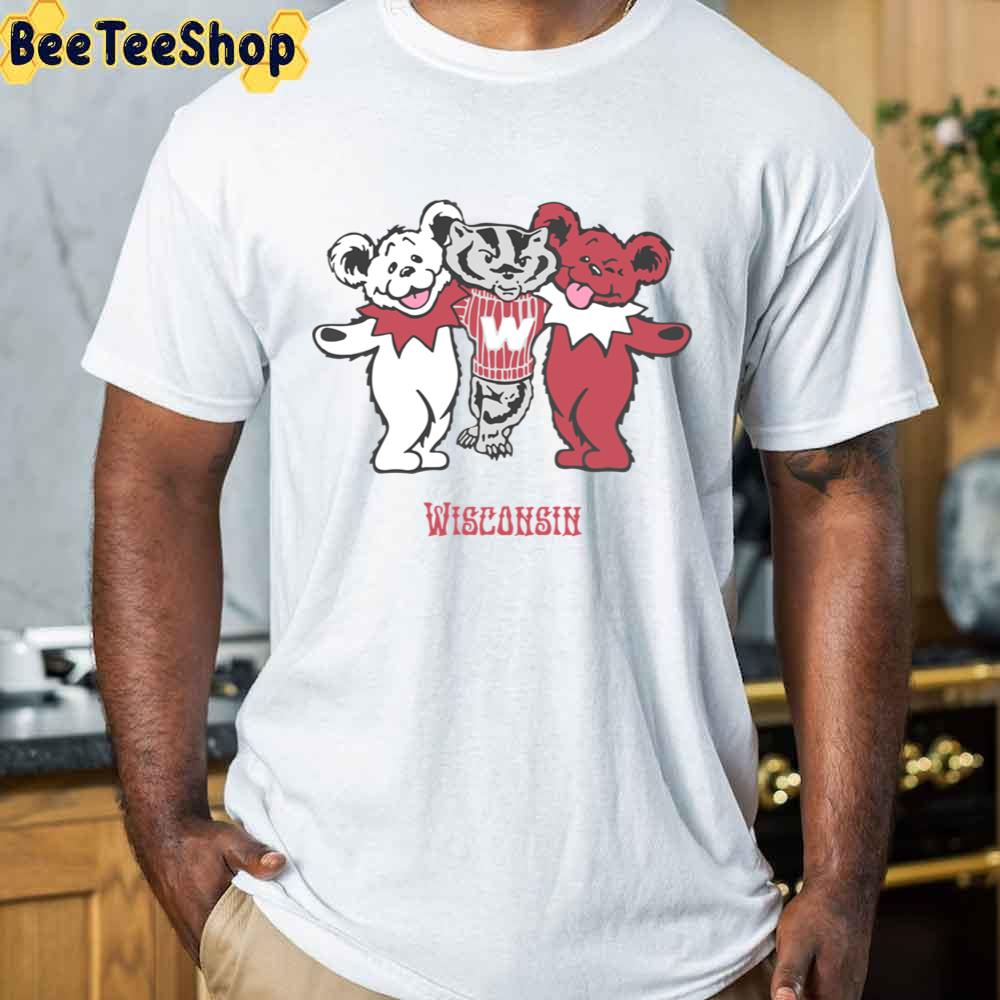 Bucky And Bears University Of Wisconsin Madison Men’s Basketball Unisex T-Shirt