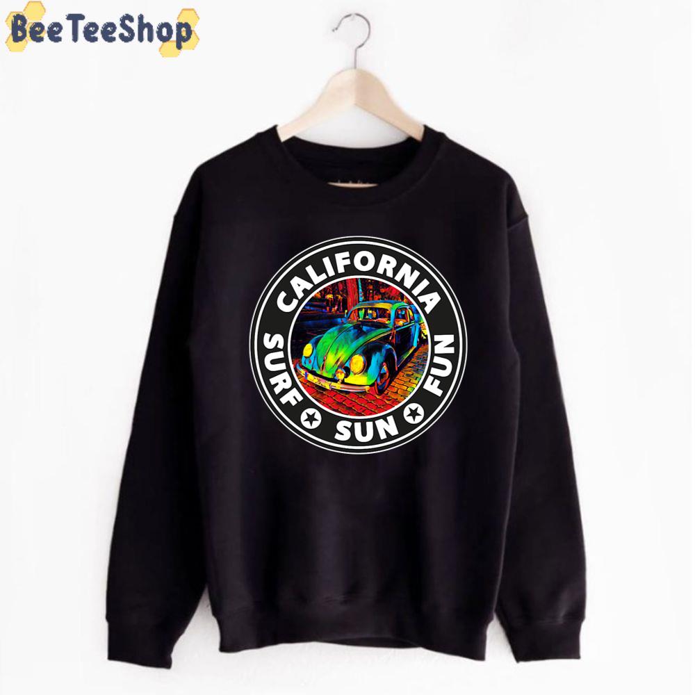 California Surf Sun Fun Hippie Unisex T-Shirt