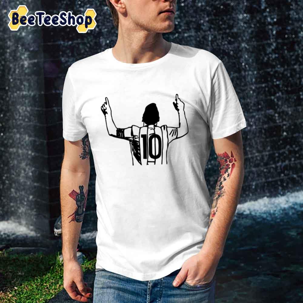 Celebration Number 10 Lionel Messi Football Unisex T-Shirt