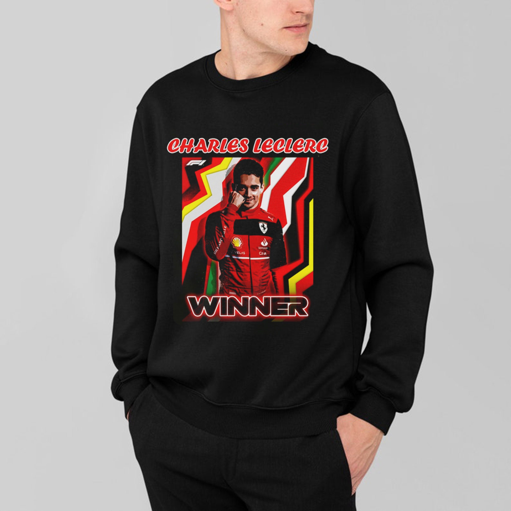 Charles Leclerc Ferrari Wins Australian Grand Prix Unisex Sweatshirt