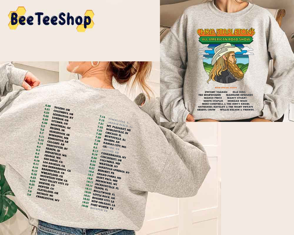 Chris Stapleton All American Road Show 2022 Tour Unisex Sweatshirt