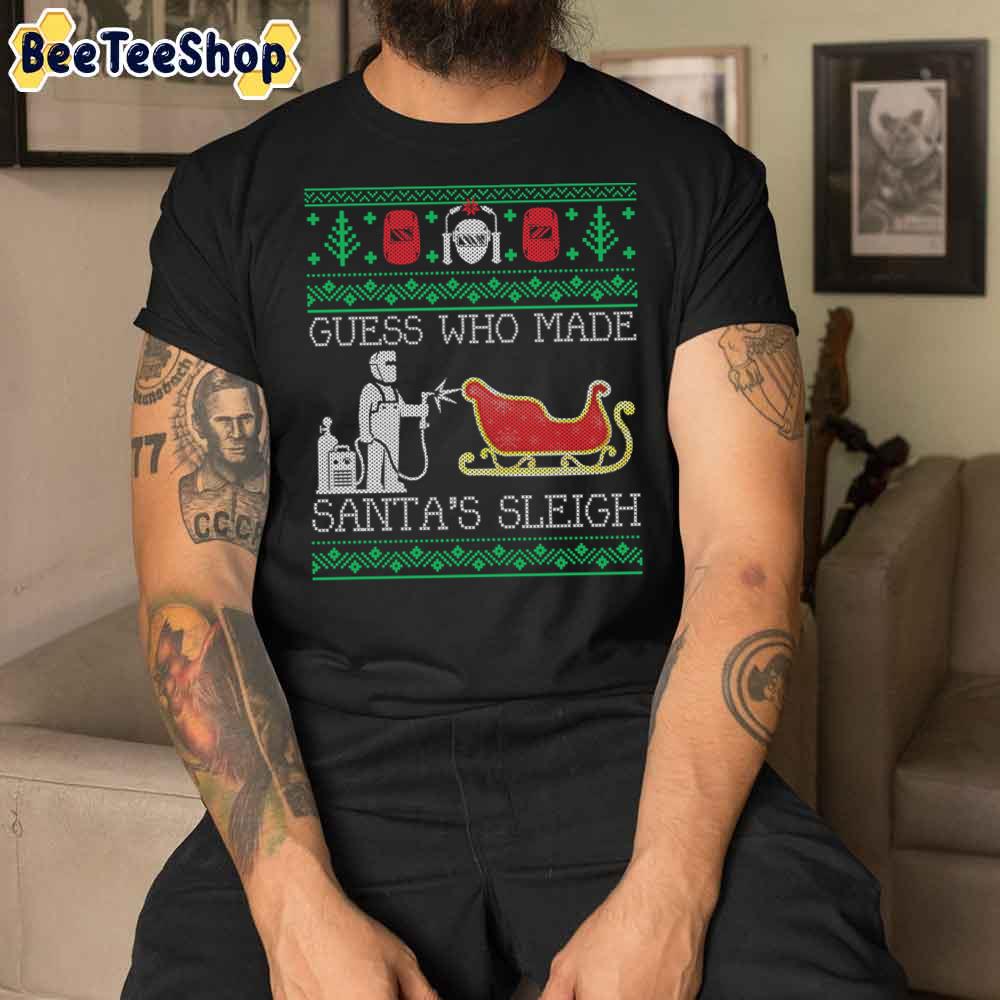 Christmas Welder Welding Xmas Funny Welder Unisex T-Shirt