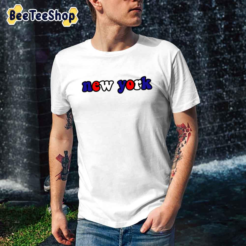 Color Text Design New York Rangers Hockey Unisex T-Shirt