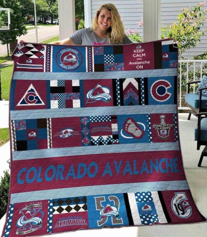 Colorado Avalanche All Season Plus Size Quilt Blanket