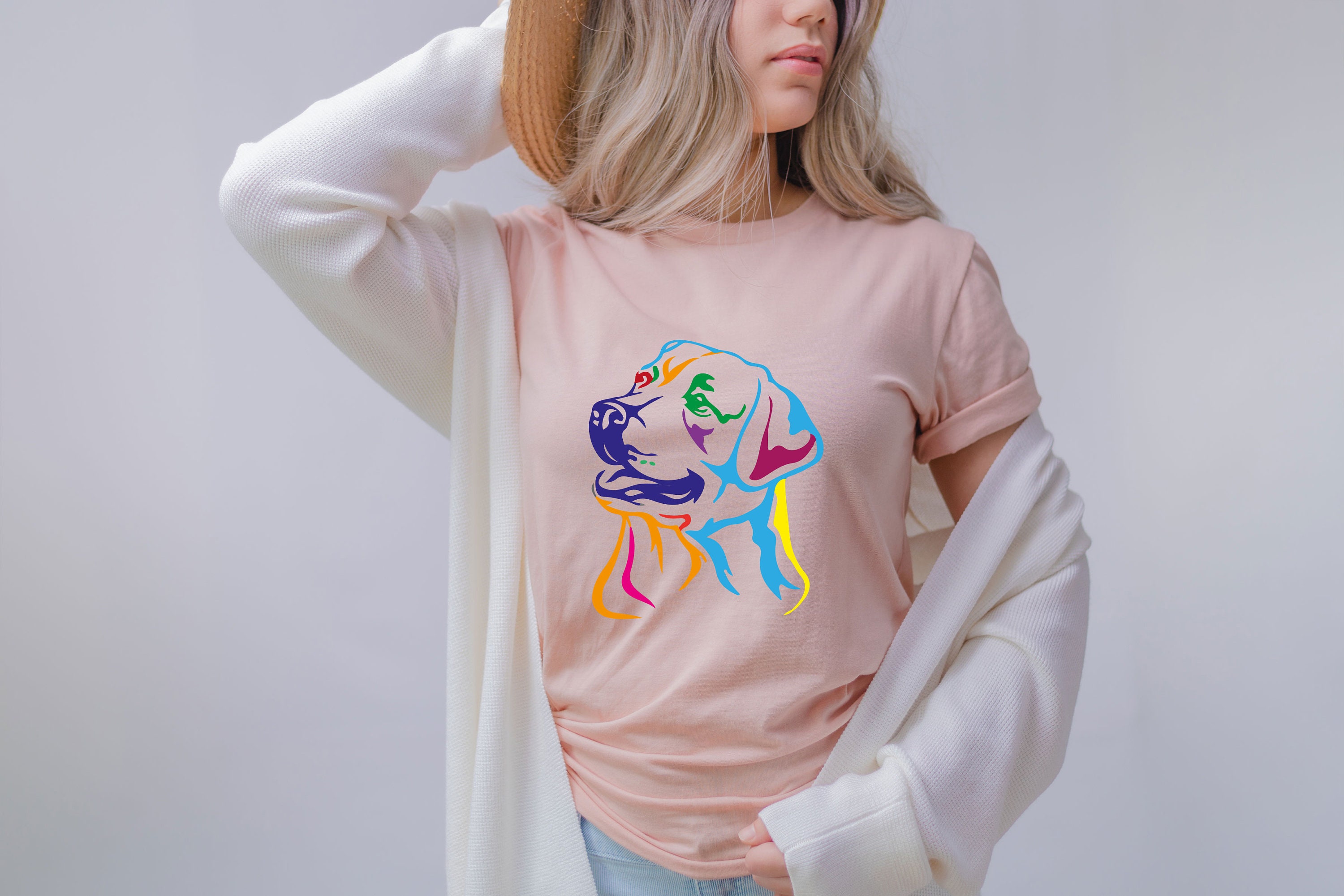 Colorful Dog Lover Unisex T-Shirt