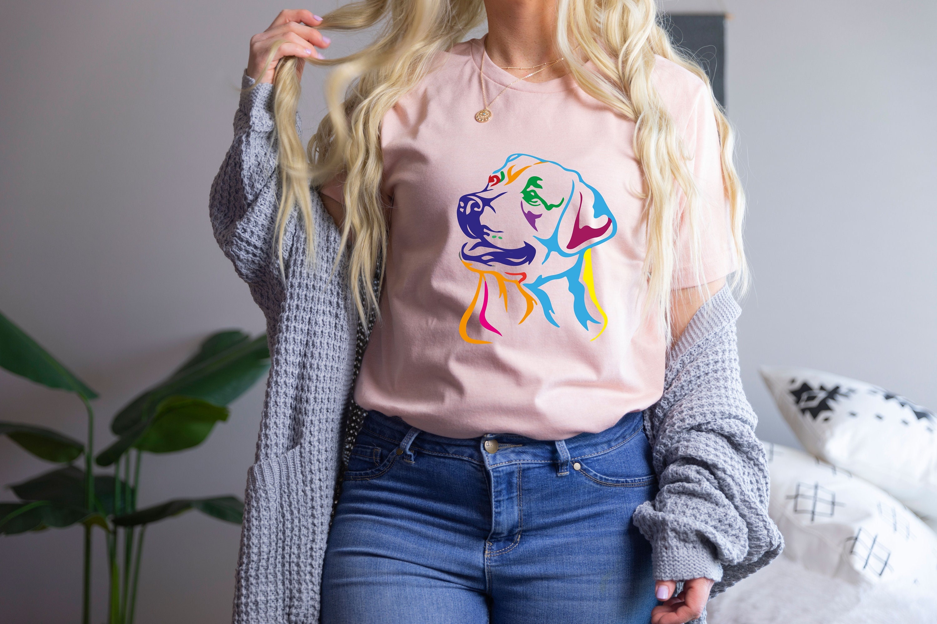 Colorful Dog Lover Unisex T-Shirt