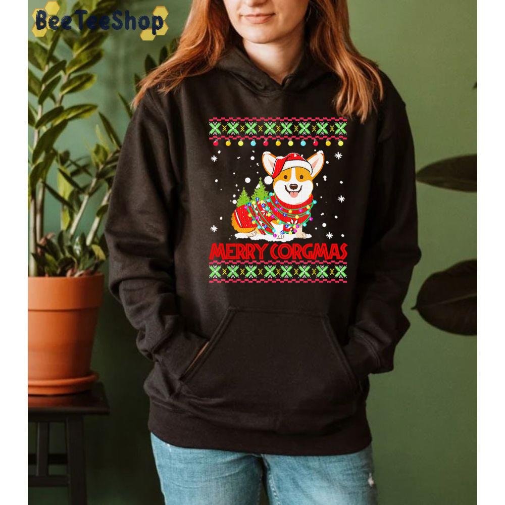 Corgidog Merry Corgmas Santa Corgiugly Christmas Unisex Sweatshirt