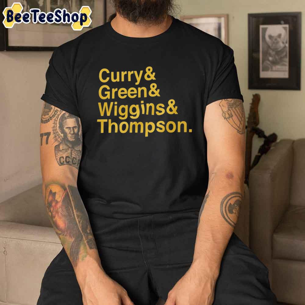 Curry Green Wiggins Thompson Golden State Warriors Basketball Unisex T-Shirt