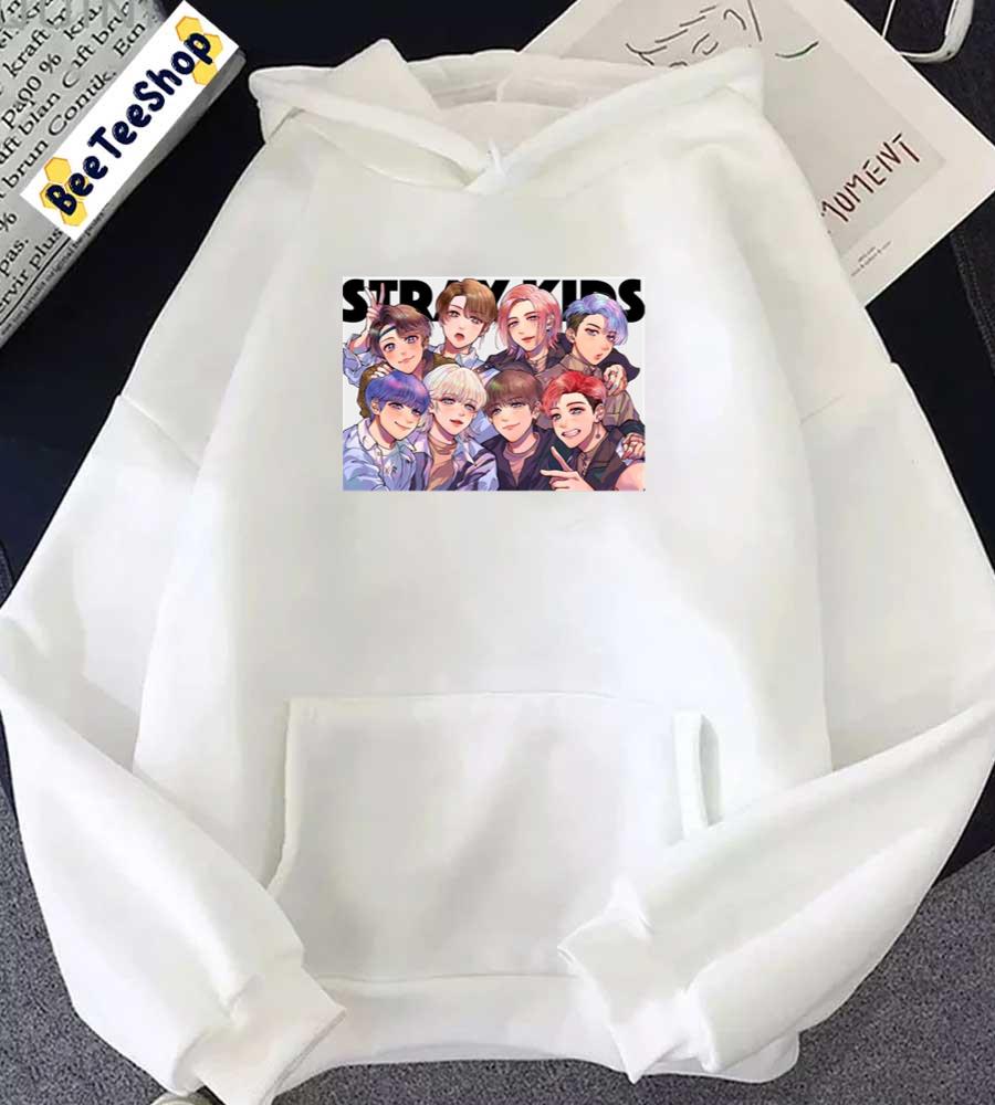 Cute Cartoon Design Straykids Kpop Unisex Hoodie