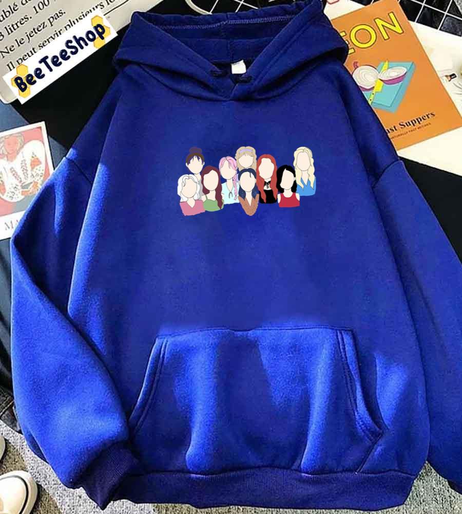 Cute Cartoon Design Twice Kpop Unisex Hoodie