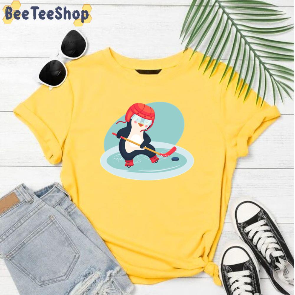 Cute Catoon Pittsburgh Penguins Hockey Unisex T-Shirt