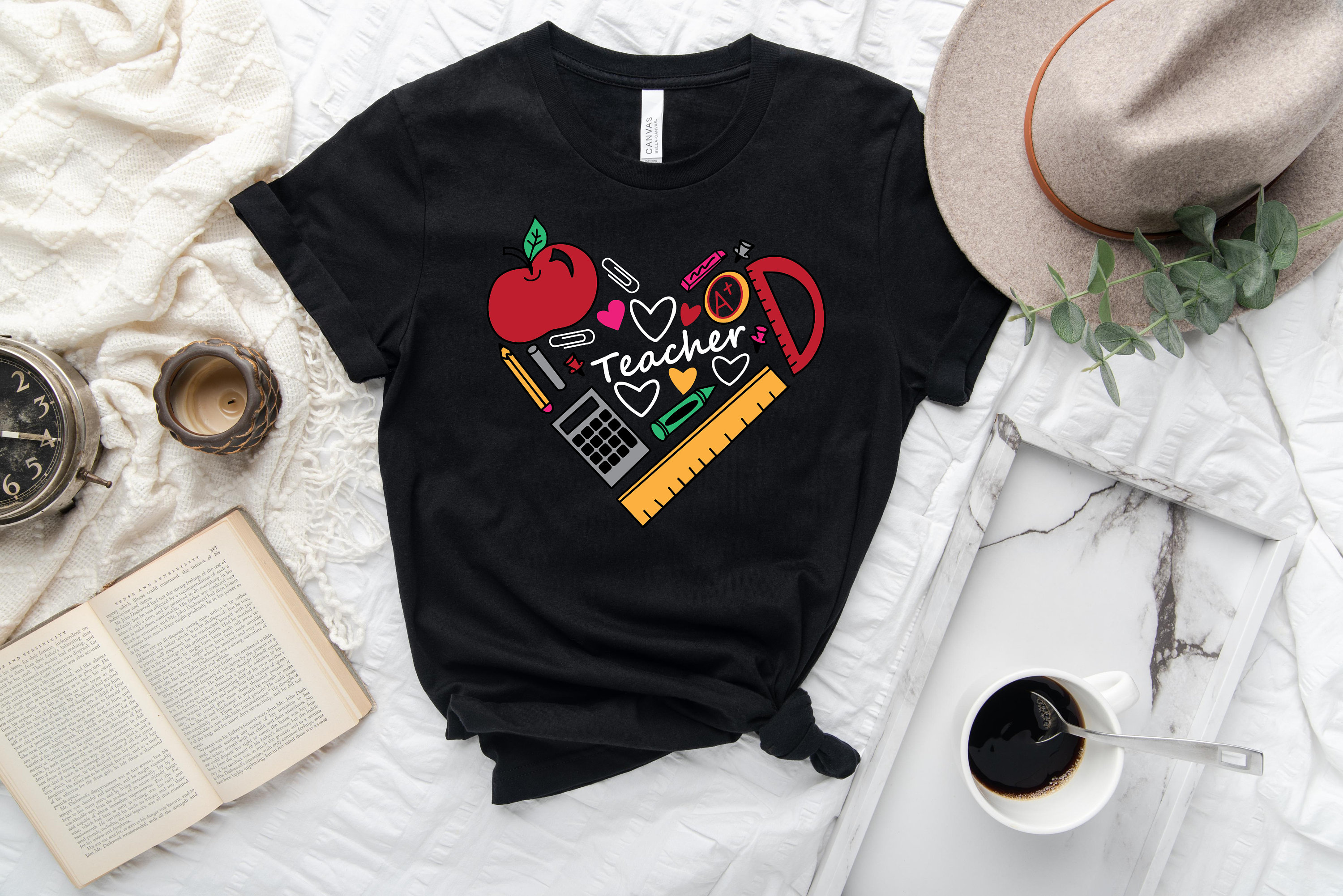 Cute Icon Teacher Unisex T-Shirt