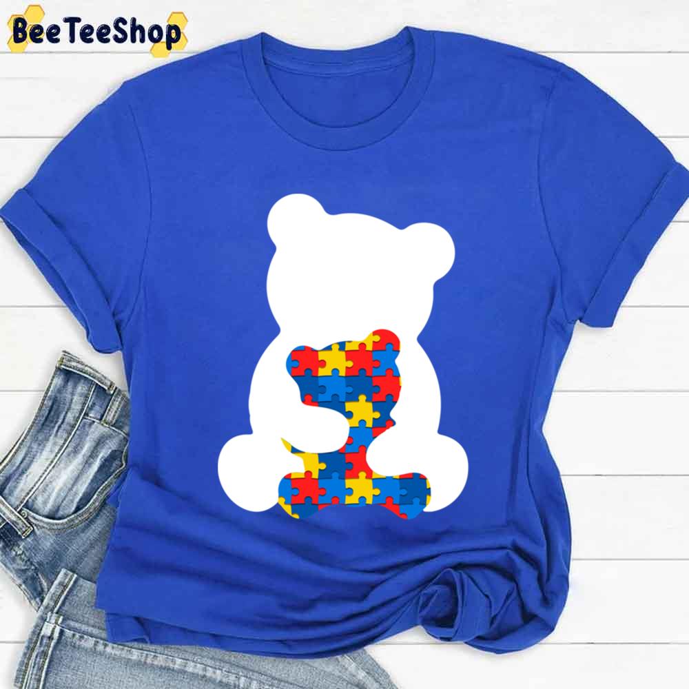 Cute Mama Bear Autism Awareness Unisex T-Shirt