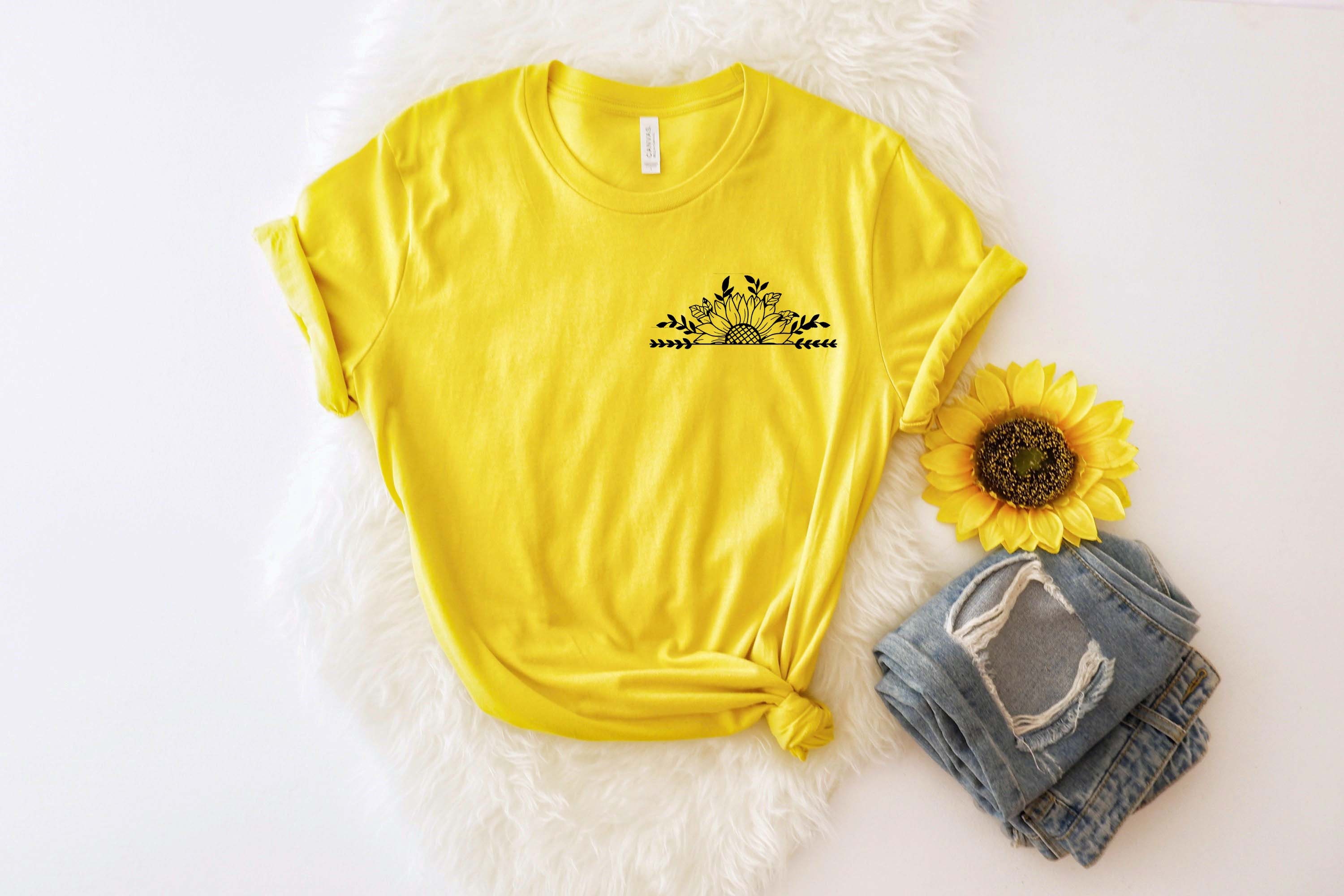 Cute Small Sunflower Unisex T-Shirt