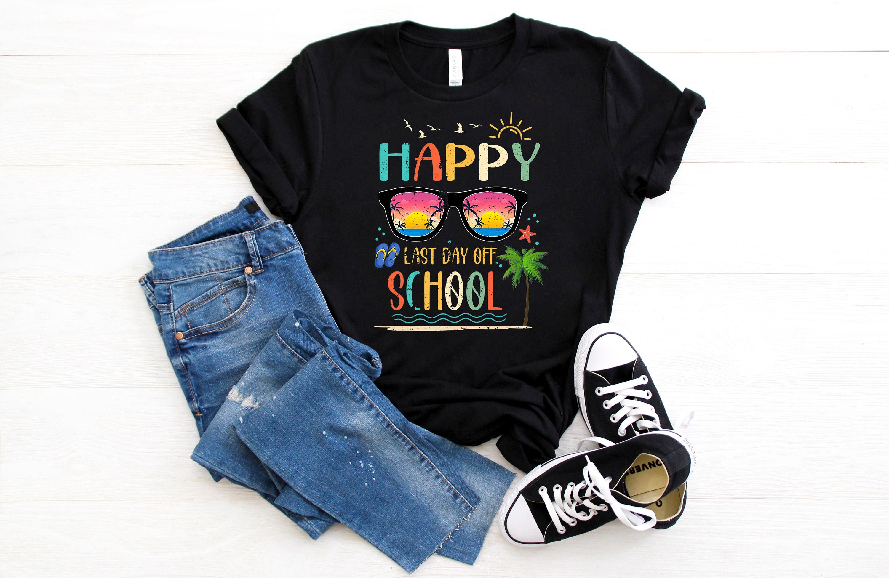 Cute Summer Vacation Happy Last Day Of School Graduation Day Unisex T-Shirt