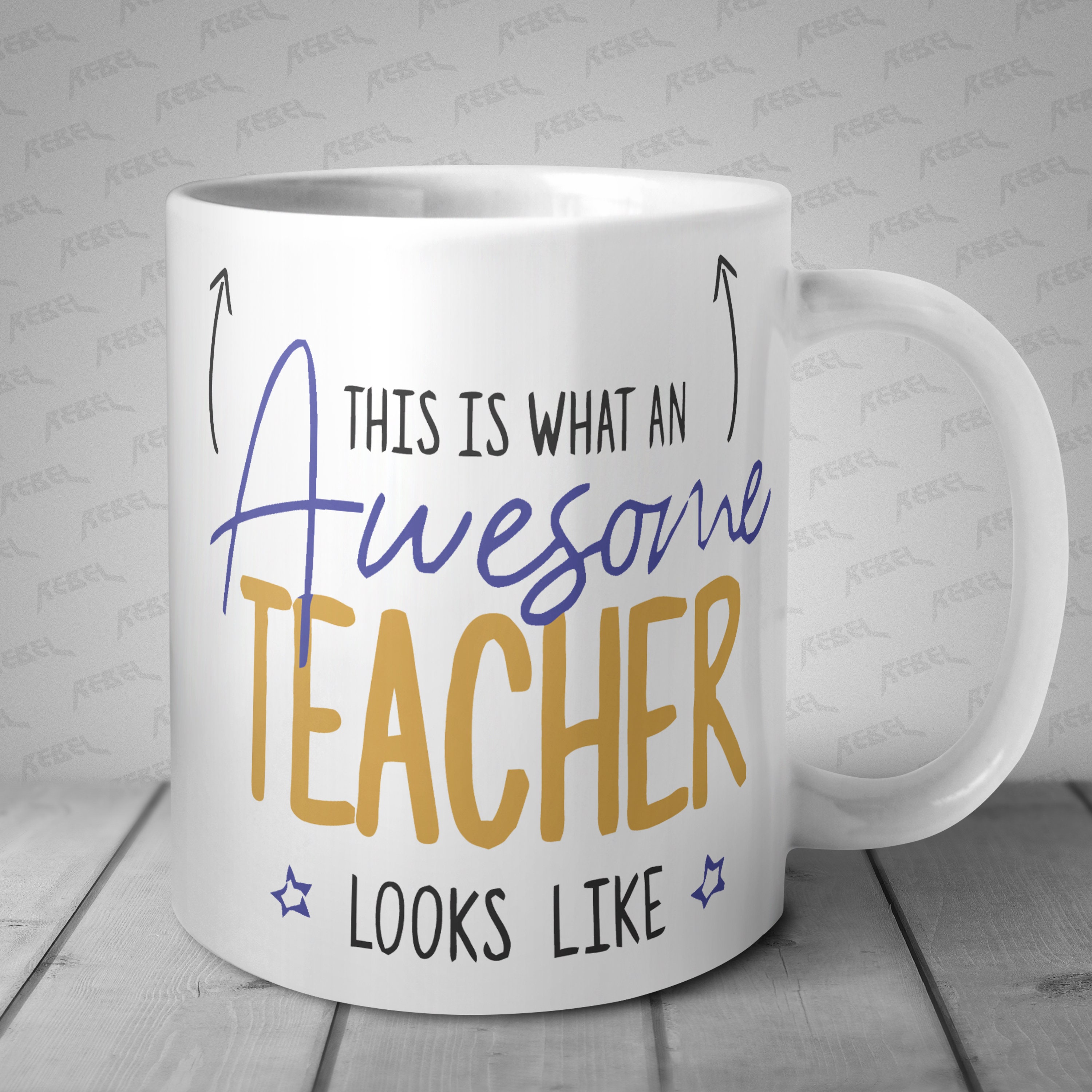 Cute This Is What An Awesome Teacher Looks Like Mug