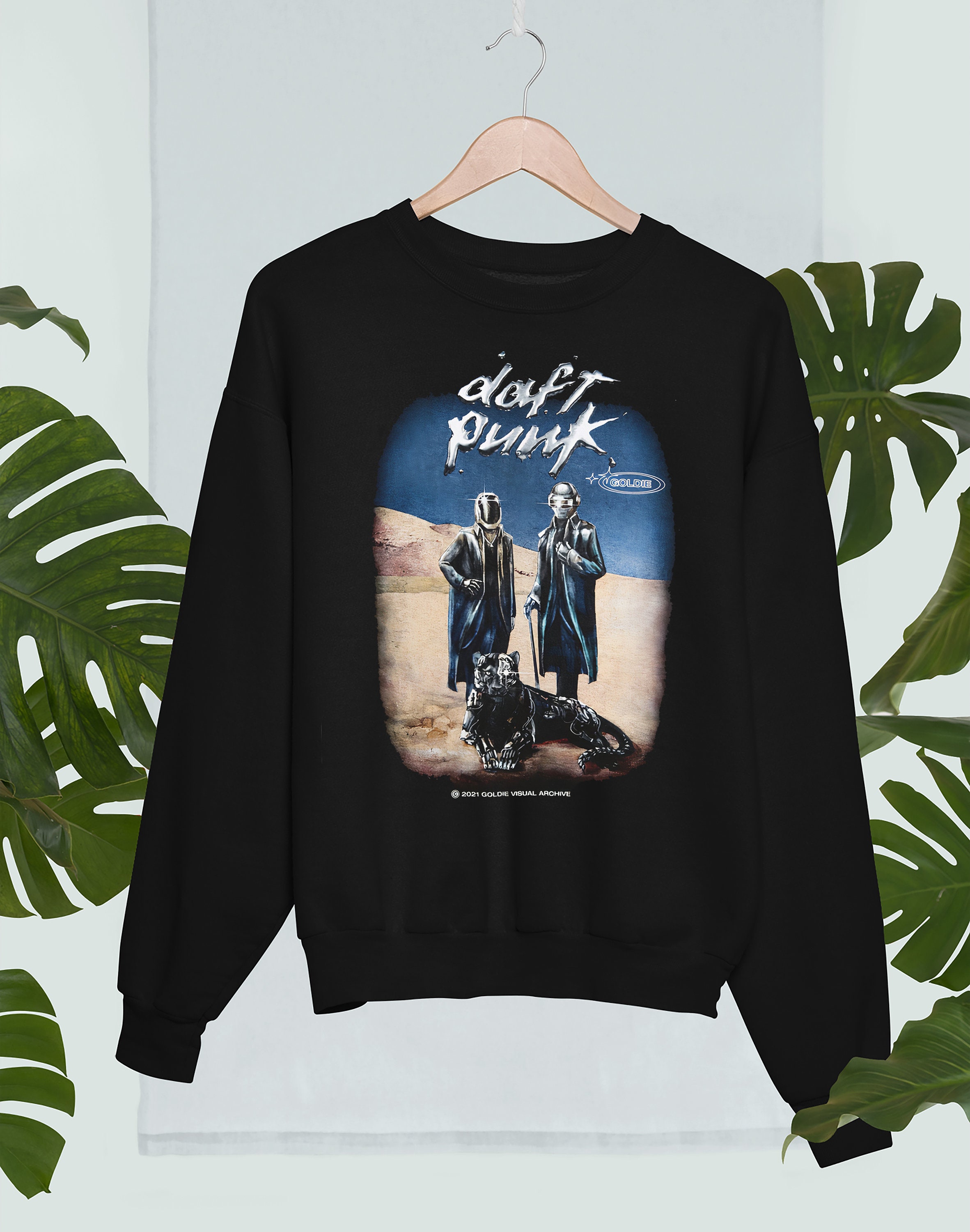 Daft Punk Bleached Pop Music Unisex Sweatshirt