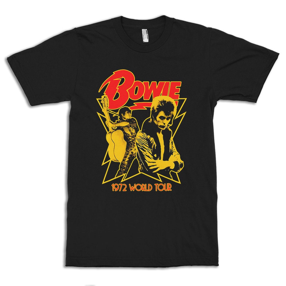 David Bowie 1972 World Tour T-Shirt