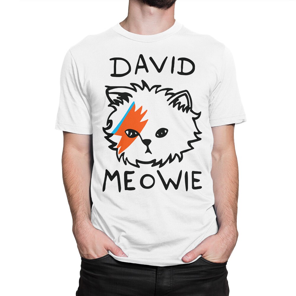 David Meowie Funny T-Shirt