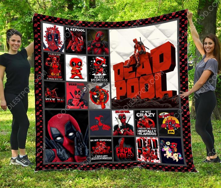 Deadpool Quilt Blanket