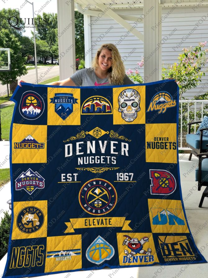 Denver Nuggets Quilt Blanket