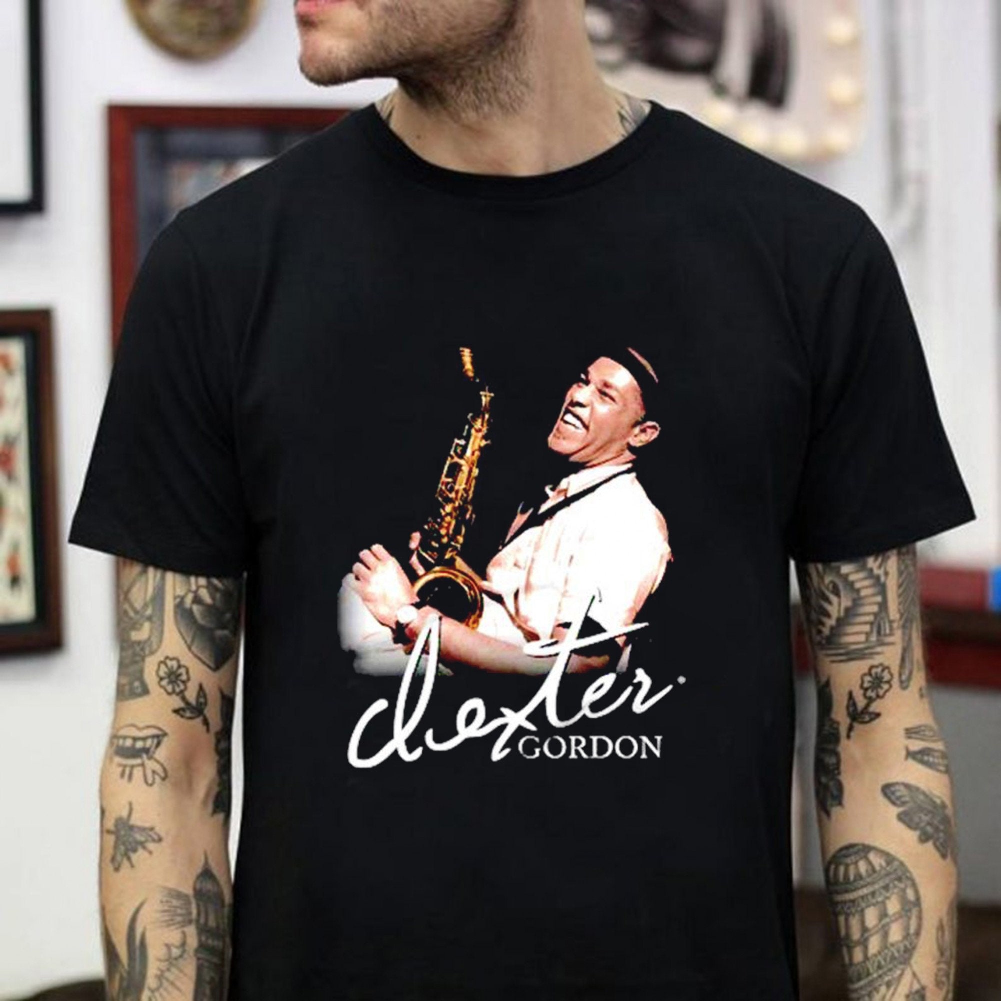 Dexter Gordon Saxophone Tenor Jazz Unisex T-Shirt