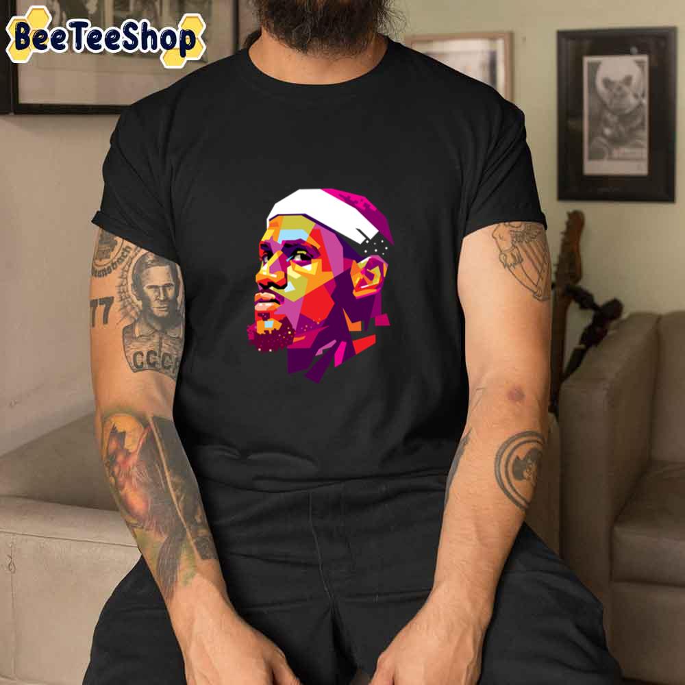 Digital Style Lebron James Basketball Sport Unisex T-Shirt