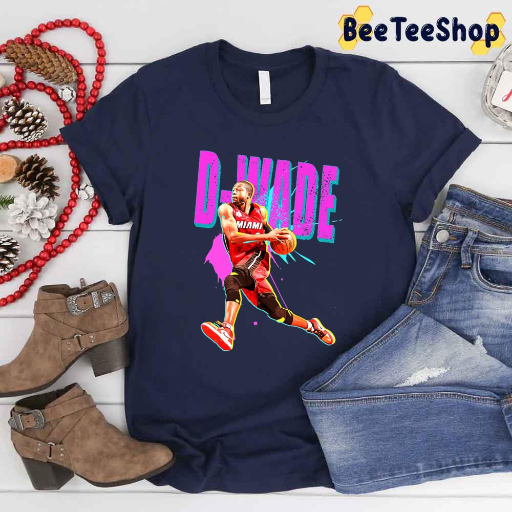 D-Wade Painting Style Dwyane Wade Basketball Sport Unisex T-Shirt