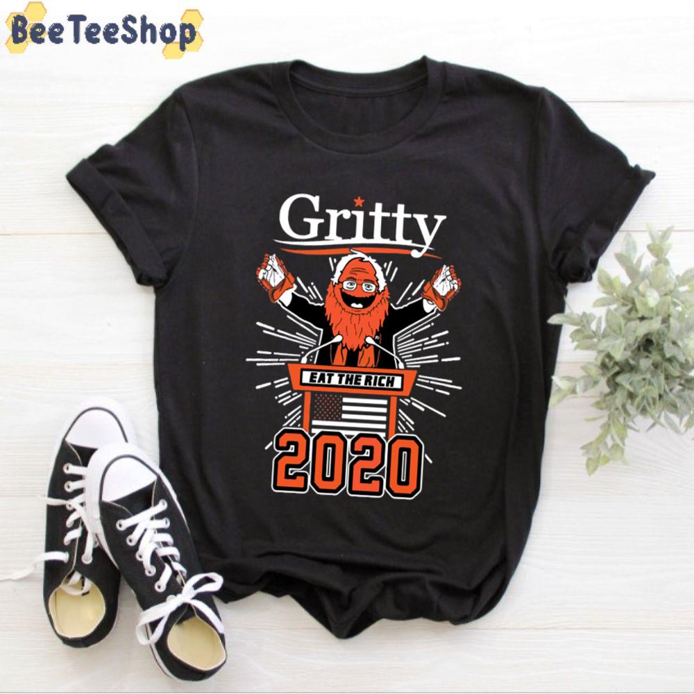 Eat The Rich 2020 Gritty Philadelphia Flyers Hockey Unisex T-Shirt