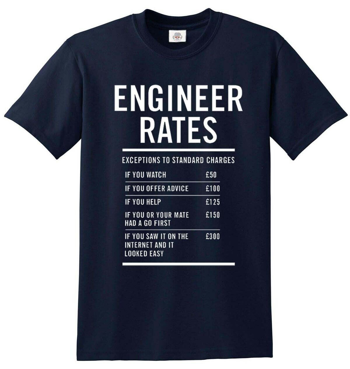 Engineer Rates Exceptions To Standard Charges Happy Father’s Day Unisex T-Shirt