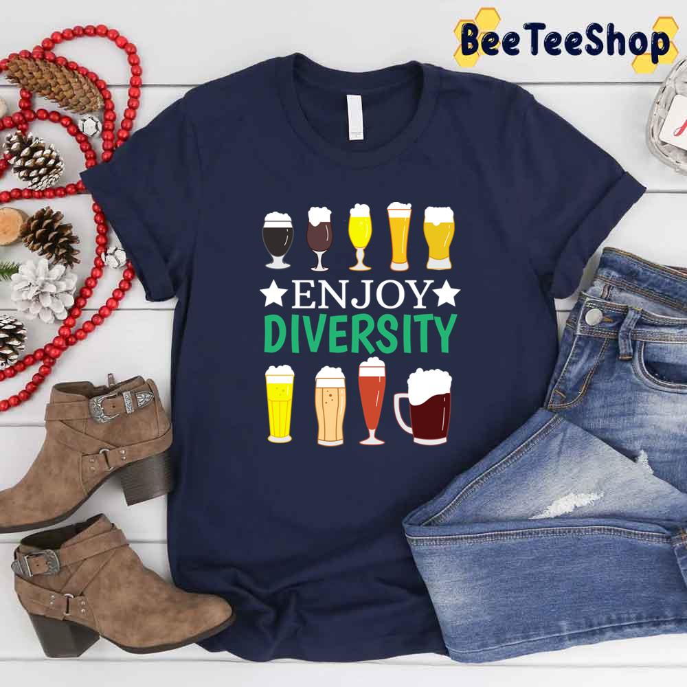 Enjoy Diversity International Beer Day Unisex T-Shirt