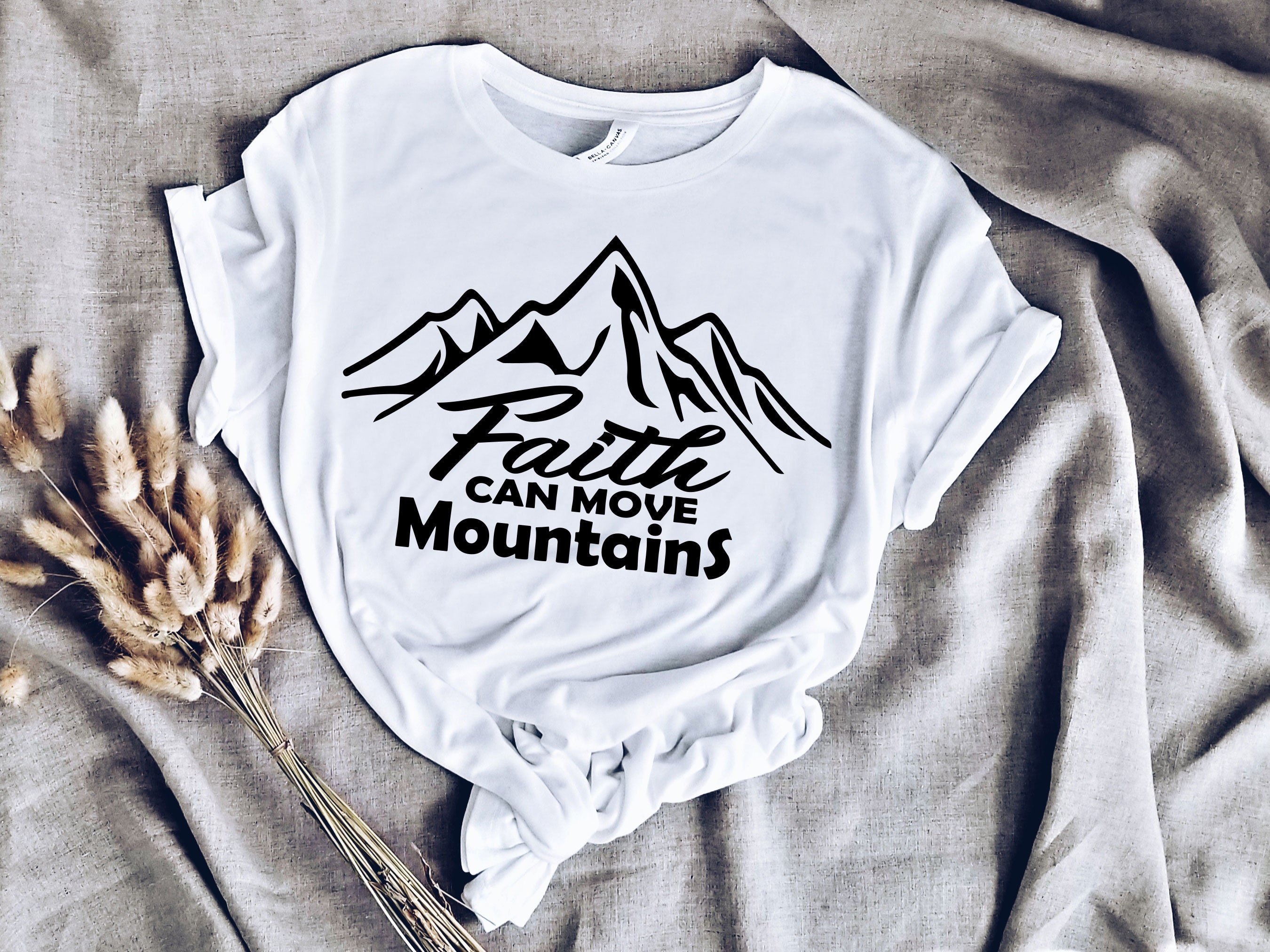 Faith Can Move Mountains Unisex T-Shirt