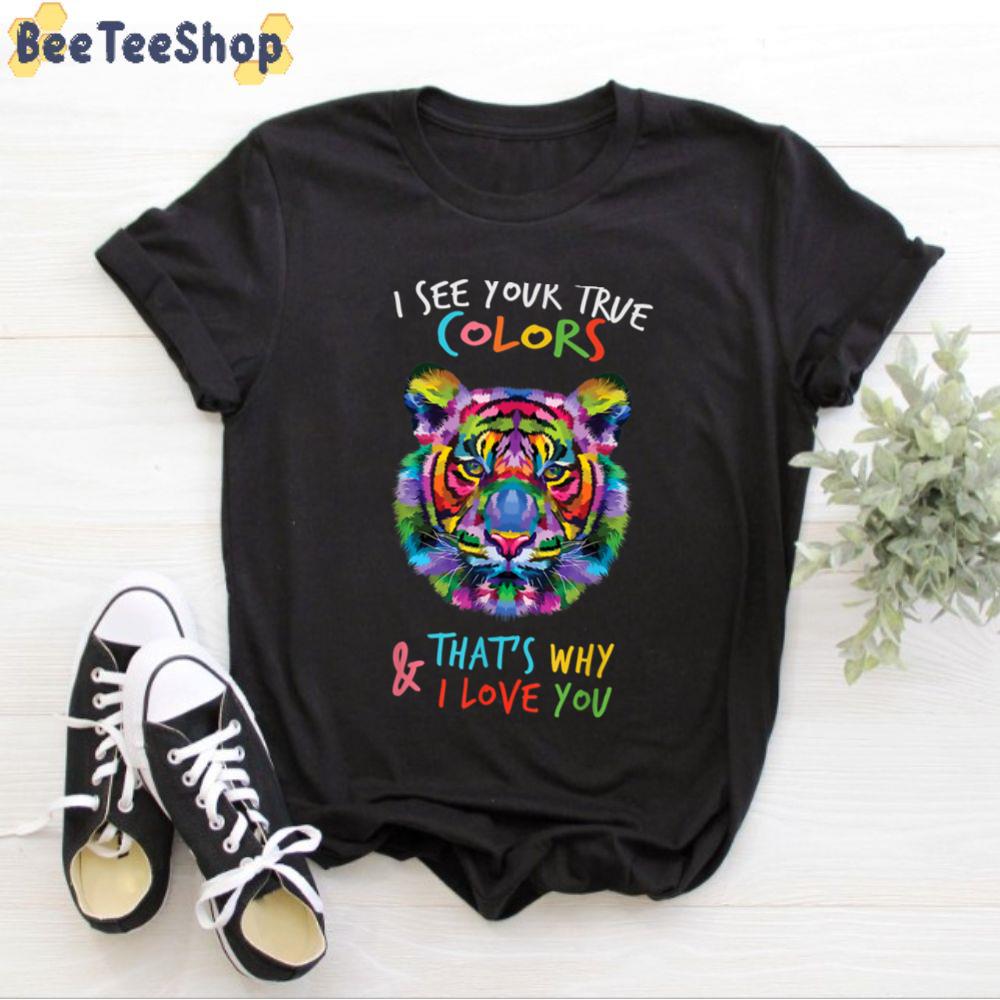 Fathering It’s Ok To Be Different Tiger Autism Awareness Unisex T-Shirt