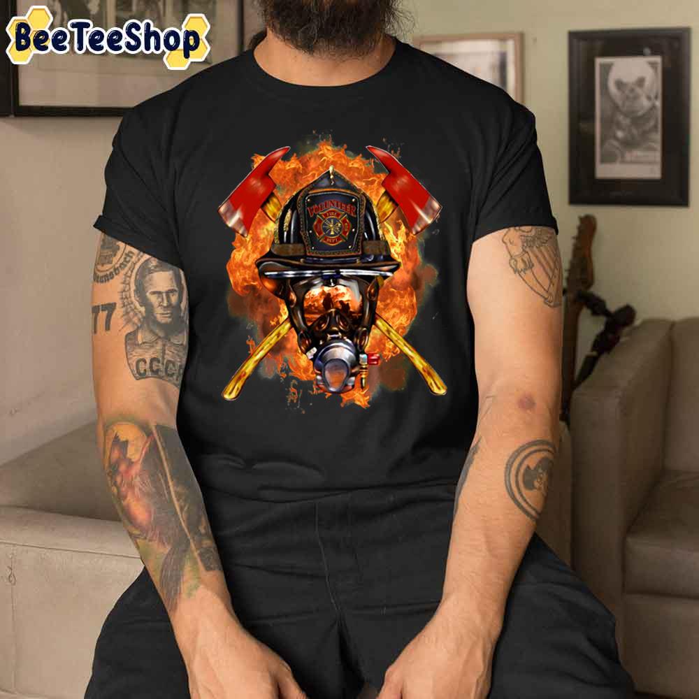 Firefighter The Anonymous Heroes Novelty Unisex T-Shirt