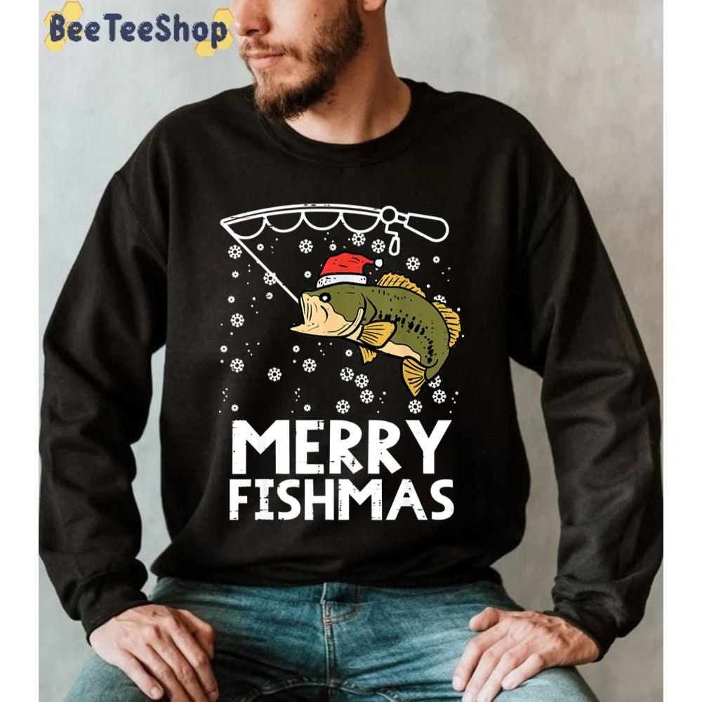 Fishmas Fishing Xmas Unisex Sweatshirt