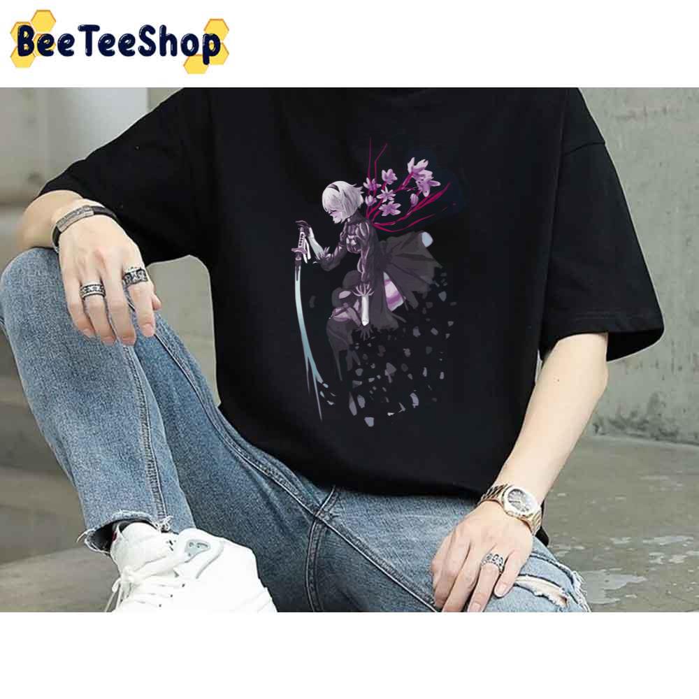 Flower With 2b Nier Automata Unisex T-Shirt