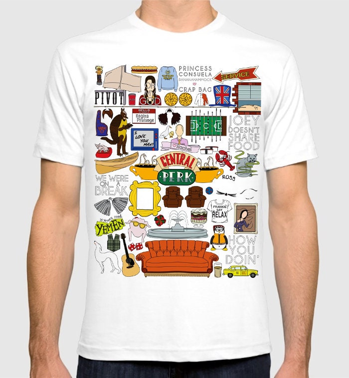 Friends Tv Series Art T-Shirt