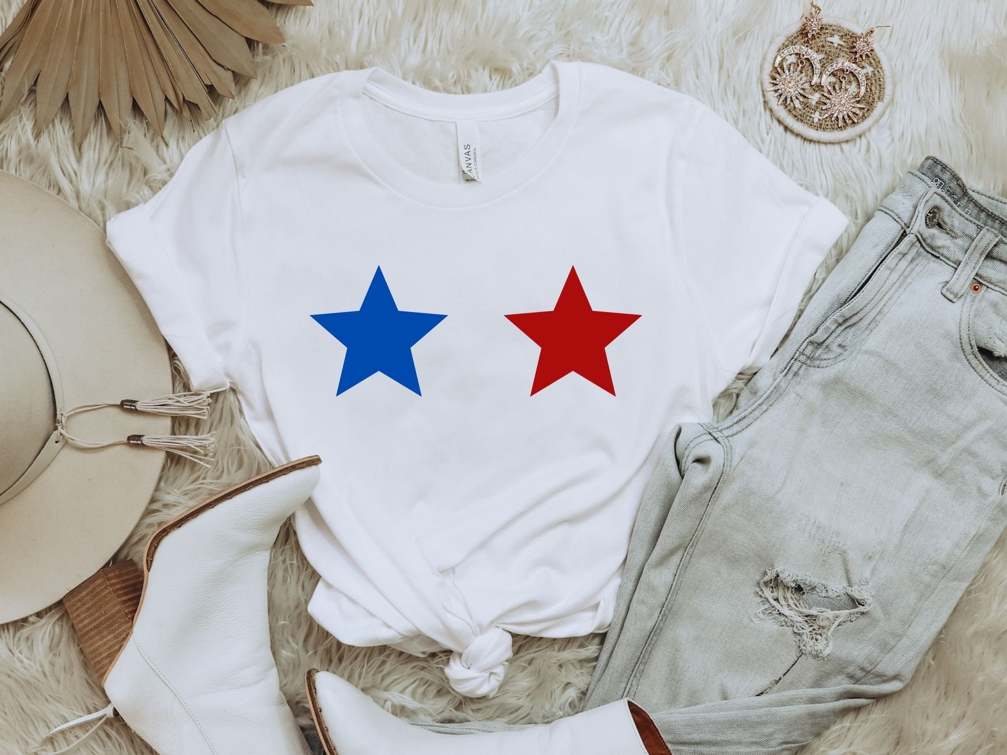 Funny Boobie Stars Memorial Day Unisex T-Shirt