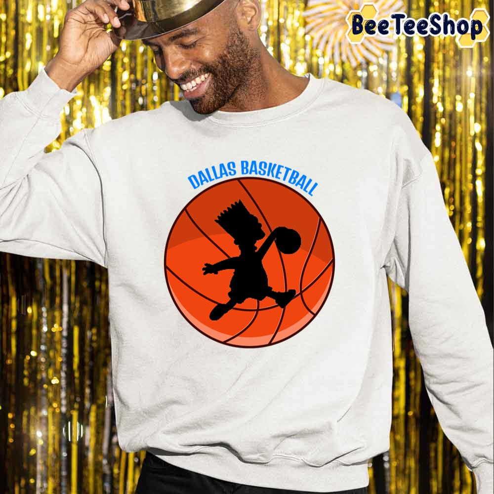 Funny Cartoon Dallas Mavericks Basketball Unisex Sweatshirt